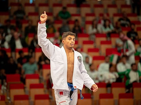 Zayed Al Katheeri, one of the UAE’s most talented jiu-jitsu fighters
