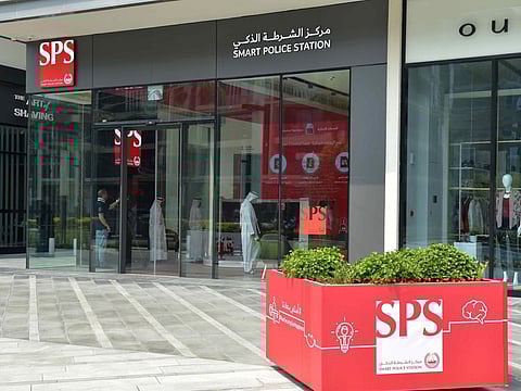 The Smart Police Station in City Walk, Dubai. The stations welcomed more than 836,000 visitors last year.