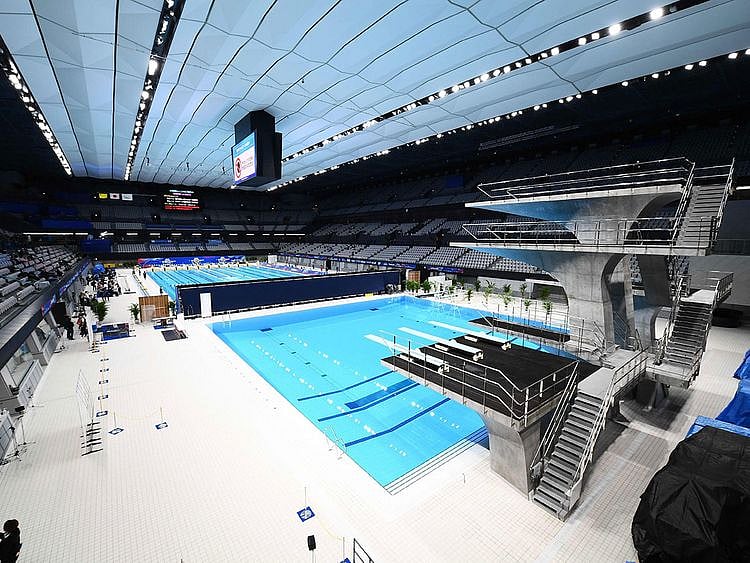 The Tokyo Aquatics Centre 