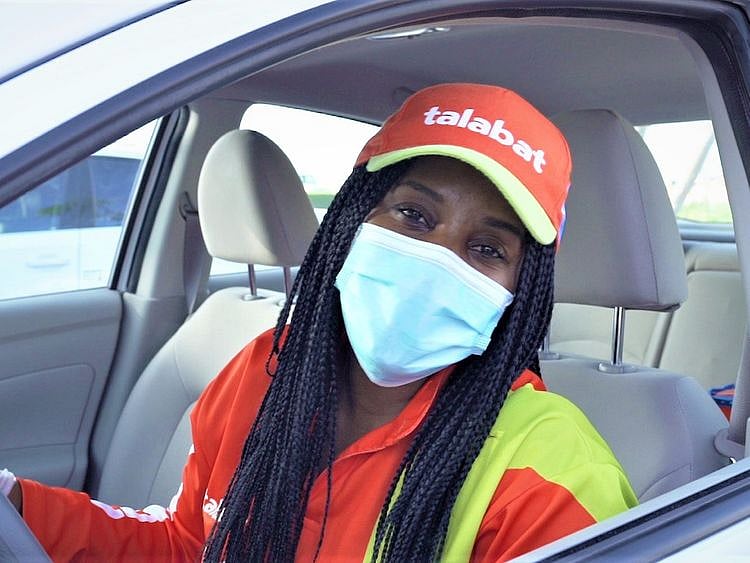 As of April, talabat has hired 14 female riders across three emirates