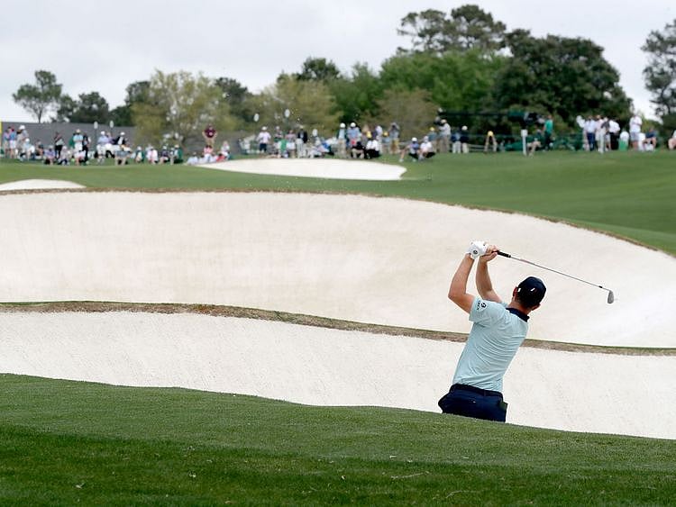 Justin Rose struggled at Augusta on Day 2