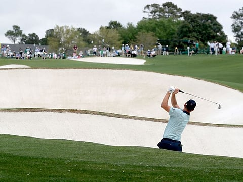 Justin Rose struggled at Augusta on Day 2