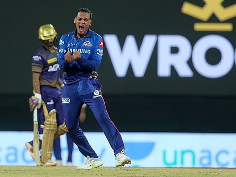 Rahul Chahar, the Mumbai Indians leg spinner, emerged Man of the Match for breaking the back of KKR middle order.