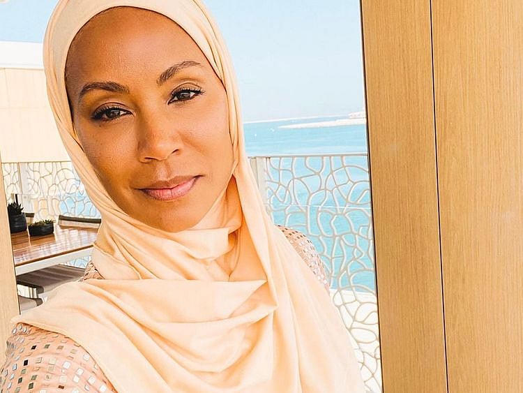 Jada Pinkett Smith shares images wearing the hijab on Instagram.