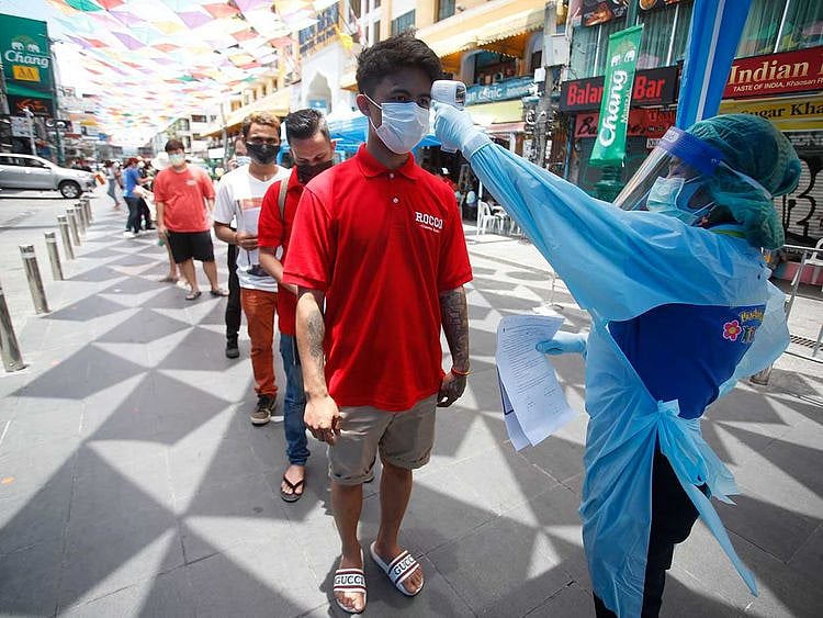 thailand temperature check covid