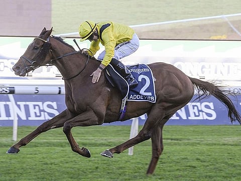 Addeybb  doubled up to win the Queen Elizabeth Stakes
