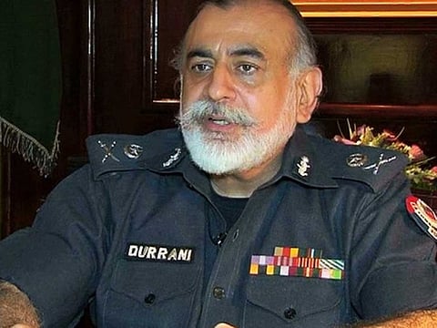 Nasir Khan Durrani, former Inspector General of Police (IGP) Khyber Pakhtunkhwa.