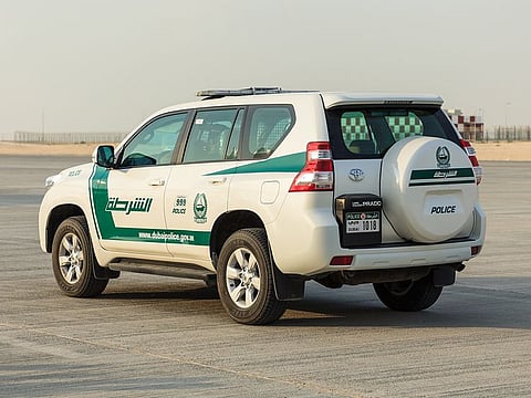 A Dubai Police patrol. 3,000 policemen will be ready to secure the city during the Eid holidays.