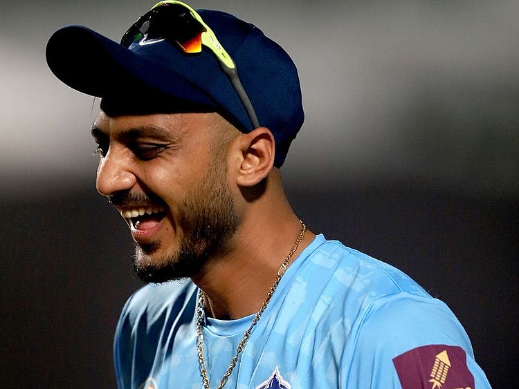 Axar Patel has returned tot he Delhi Capitals squad
