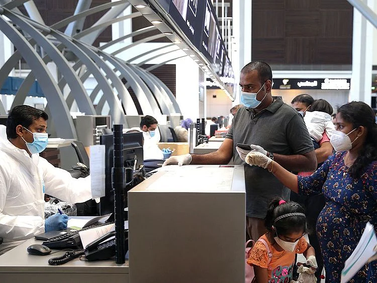 Passengers at the Muscat International Airport. For illustrative purpose.