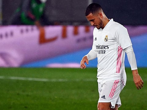 Real Madrid's Eden Hazard