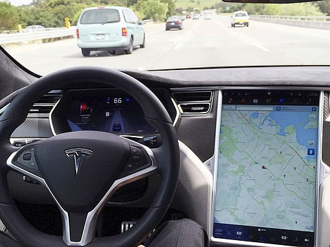Tesla's Autopilot partially automated system can keep a car centered in its lane, keep a distance from cars in front of it, and can even change lanes on its own with a driver's consent. 