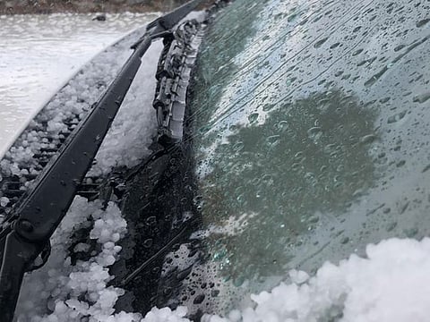 Several popular social media handles, including weatherOmanya, posted images and videos about the rain-fed roads at different places around Oman. Ibri, a town in the north-western part of Oman, even reported a hailstorm.