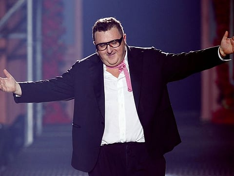 Moroccan-born Israeli fashion designer for Lanvin Alber Elbaz in a file photo.