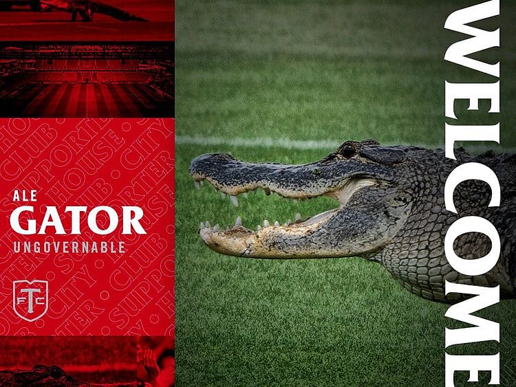 Toronto Fc joked that they had signed the alligator 