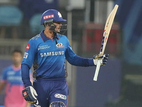 Quinton de Kock's form begins a sense of relief for Mumbai Indians as they embark on a crucial phase of their league games.