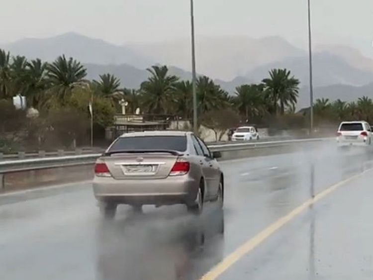 Rain across the UAE