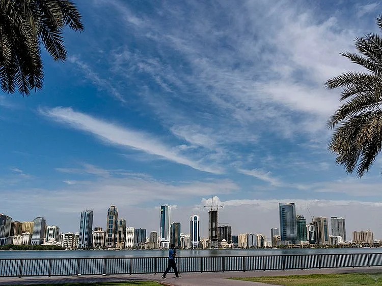 Stock Sharjah skyline