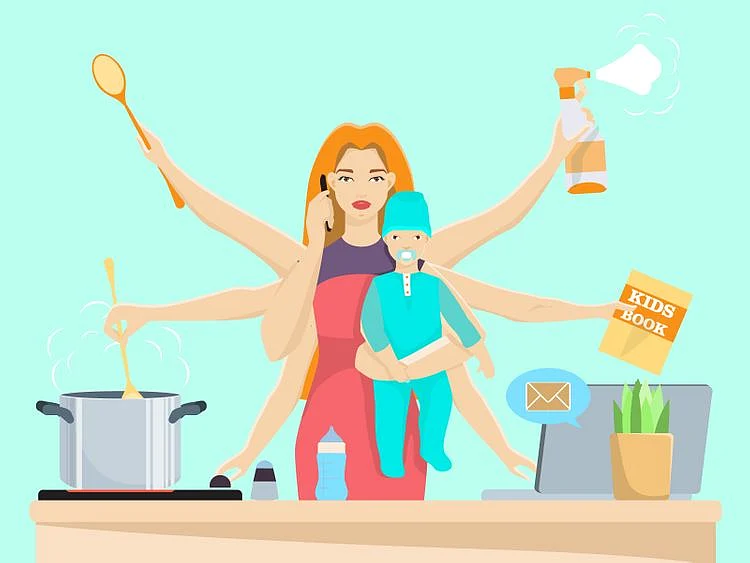 The idea that women need to sacrifice themselves to be a good mum? It's a lie