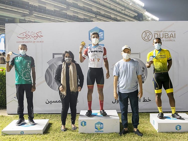 The 5K Nad Al Sheba winners were awarded on Thursday night