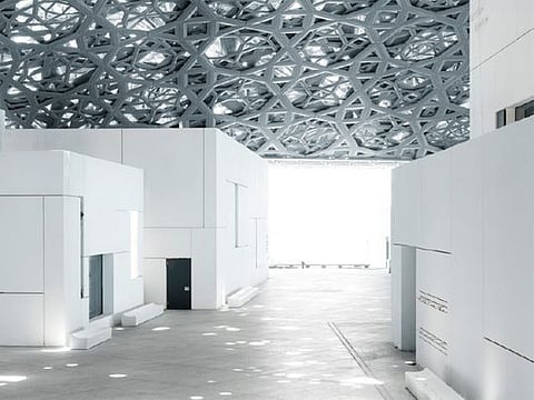 Louvre Abu Dhabi’s ‘rain of light’*