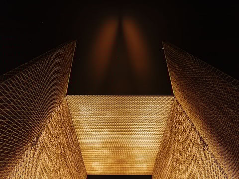 Designed by British architect Asif Khan, the three Entry Portals to Expo 2020 Dubai will wow visitors with their lightweight carbon-fibre build.