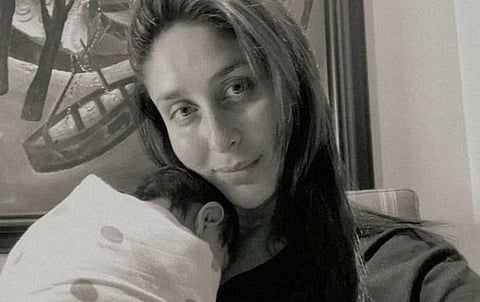 Kareena Kapoor with her second baby.