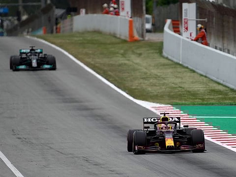 Lewis Hamilton chased down and overtook Max Verstappen to win in Spain