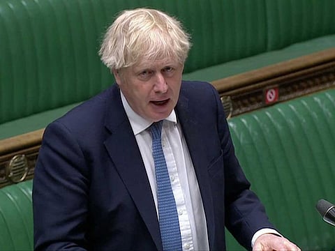 Britain's Prime Minister Boris Johnson. 