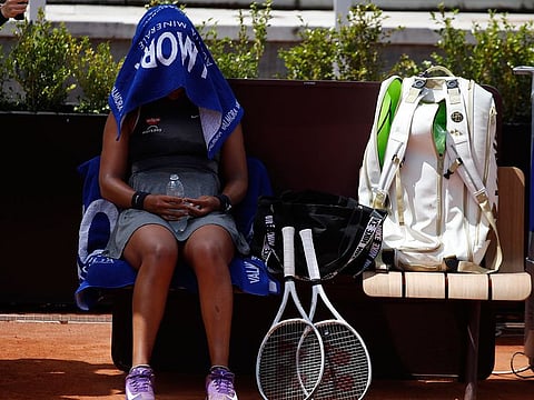 Naomi Osaka crashed out Jessica Pegula in Rome