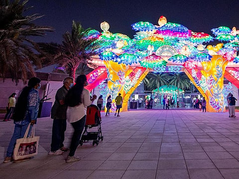 Dubai Garden Glow at Zabeel Park.