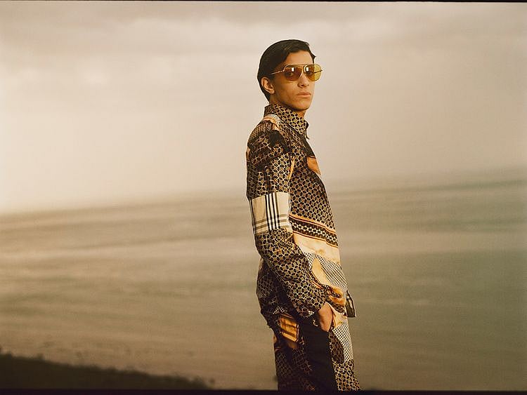 Andrea Crews cotton shirt, nylon trousers