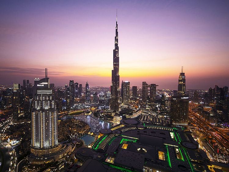 Stock Dubai skyline