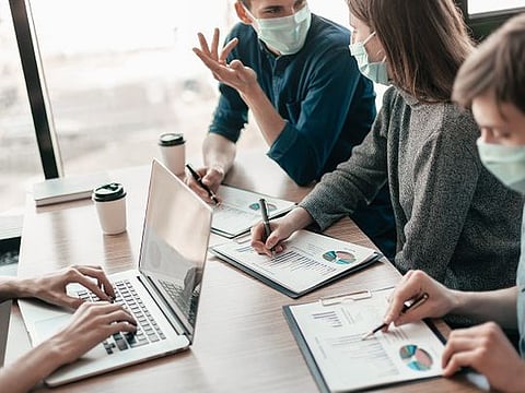 It's back to work with a bang across offices in the UAE.
