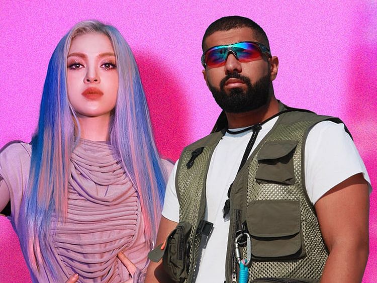 K-Pop star AleXa and Kuwaiti-Saudi artist Bader Al Shuaibi