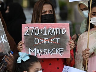 223 killed by Israel in Gaza as Biden calls for ‘de-escalation’