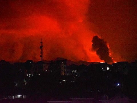 Volcanic eruption of Mount Nyiragongo near Goma, in the Democratic Republic of Congo May 22, 2021. 