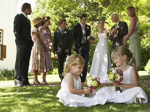 Weddings are back on in Dubai. But can young children attend?