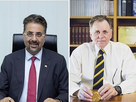 Pankaj Savara, Regional Partner for Tri-Med and Tri-Med’s Founder, and Nobel Laureate Professor Barry Marshall