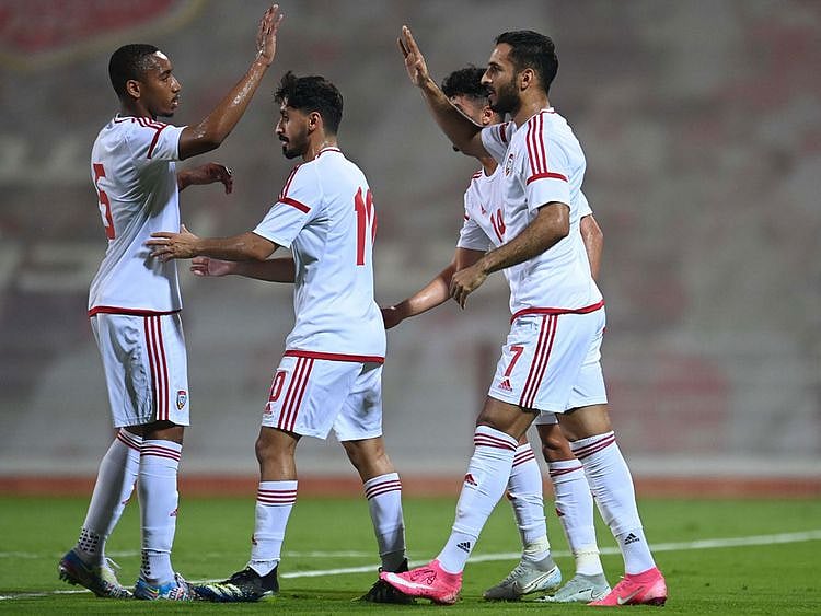 The UAE thumped Jordan 5-1