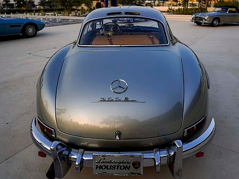 One of the classic cars on show at the launch of ‘1000 Miglia Experience UAE 2021’.