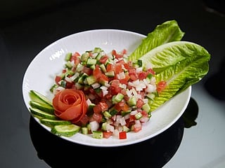 Here is a recipe for Israeli Salad