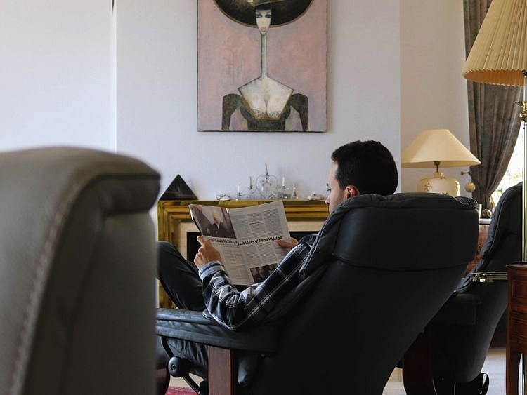 Man reading
