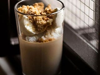 Tea panna cotta with lemon Maltese ricotta
