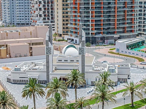 The new mosque at Dubai Silicon Oasis