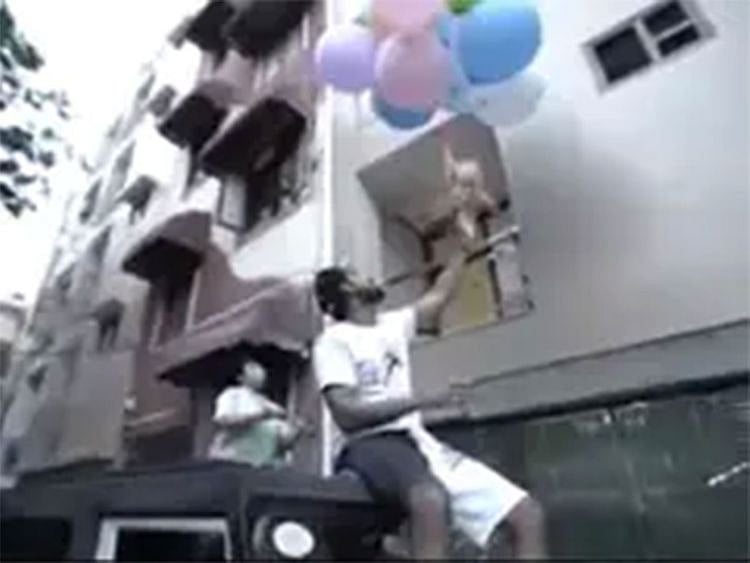 Screen grab of the video tweeted by Sakshi Chand @sakshichand8TOI 