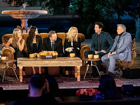 The cast of 'Friends' on the reunion special.