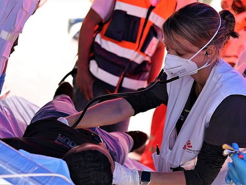 The funding will support six humanitarian intervention projects — four in the Gaza Strip and two in Jerusalem — in collaboration with Welfare Association and Medecins Sans Frontieres (MSF) ‘Médecins Sans Frontières’.