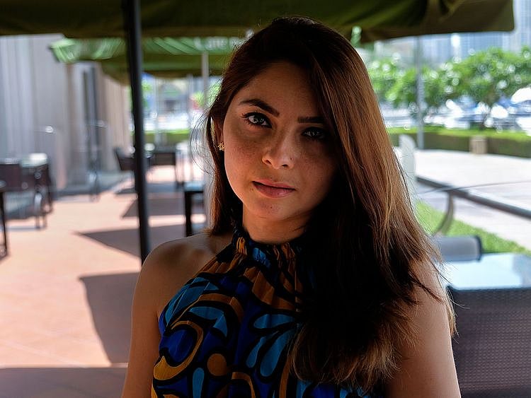 Sonalee Kulkarni in Dubai Marina