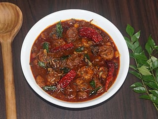 Chemmeen or Prawn Theeyal: Every shellfish enthusiast's go-to Kerala curry dish